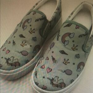 Unicorn Rainbow Slip-On Sneakers